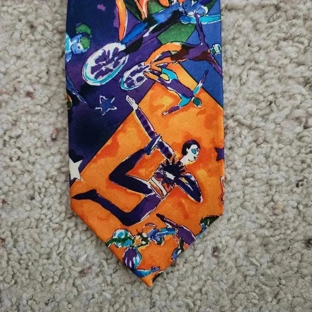 Balancine Inc Cirque Du Soleil‎ World Premiere 1987 Men's Silk Tie